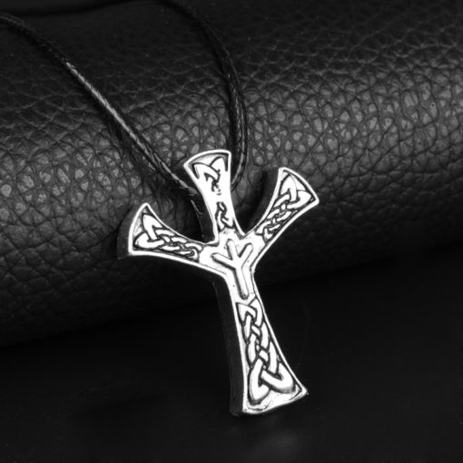 Elder Futhark Protection Rune Statement Necklace Talisman - Image 3