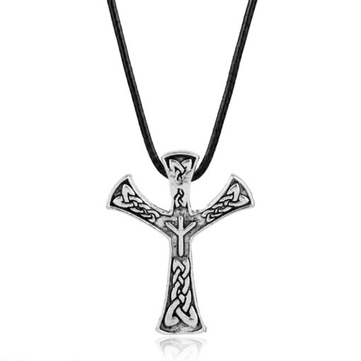 Elder Futhark Protection Rune Statement Necklace Talisman - Image 5