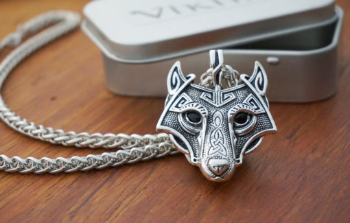 Norse-Vikings-Fenrir-Wolf-Head-Pendant-Necklace-Mythology-Merchant