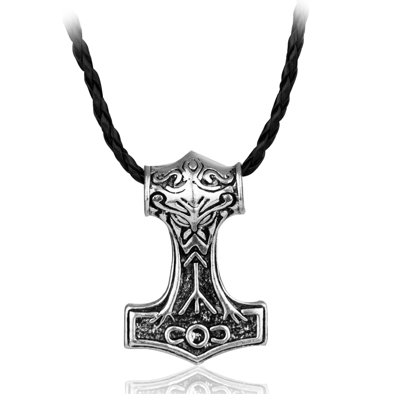 Stainless Steel Pendant Necklace Charm | Viking Thor Hammer Mjolnir Pendant  - Vintage - Aliexpress
