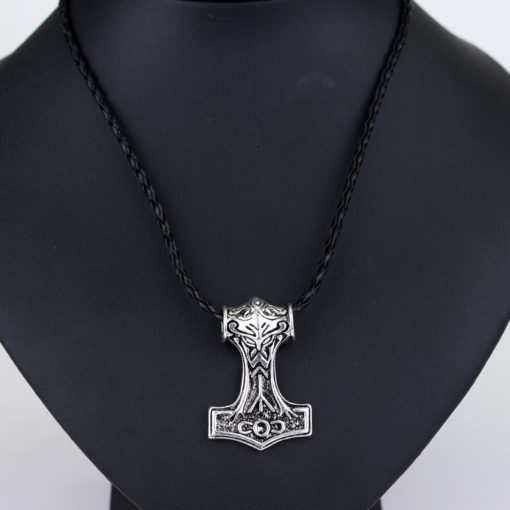 Norse Vikings Thor's Hammer Talisman Necklace - Image 4