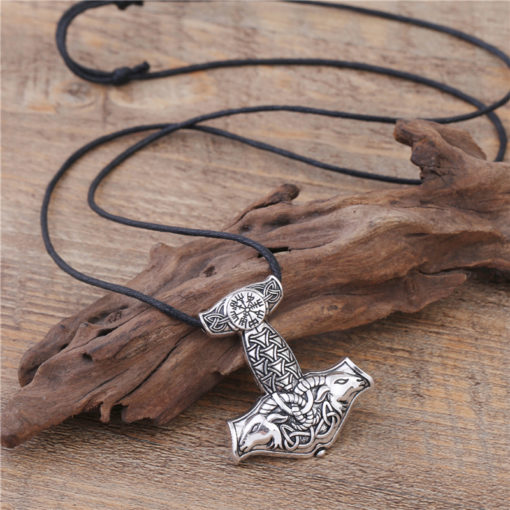 Thors Hammer Charm - Mjollnir with Teeth Barer and Teeth Grinder - Image 6