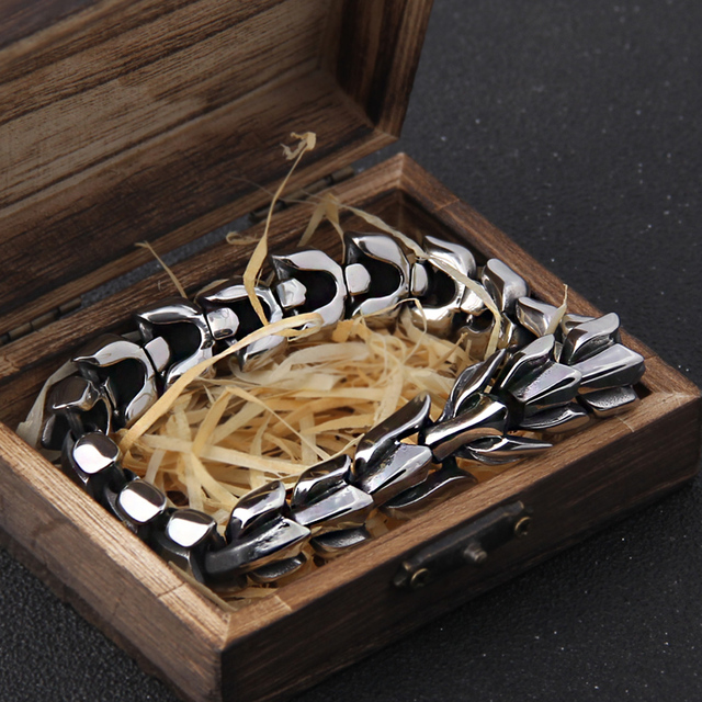 World Serpent Ouroboros Chain Bracelet - Mythology Merchant