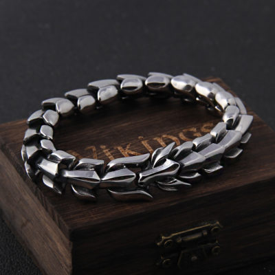 World Serpent Ouroboros Bracelet