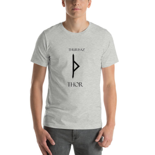 Thurisaz Norse Rune "Thor's Rune" Short-Sleeve Mens / Unisex T-Shirt Viking Tee shirt Norse Mythology Made in the USA - Image 13