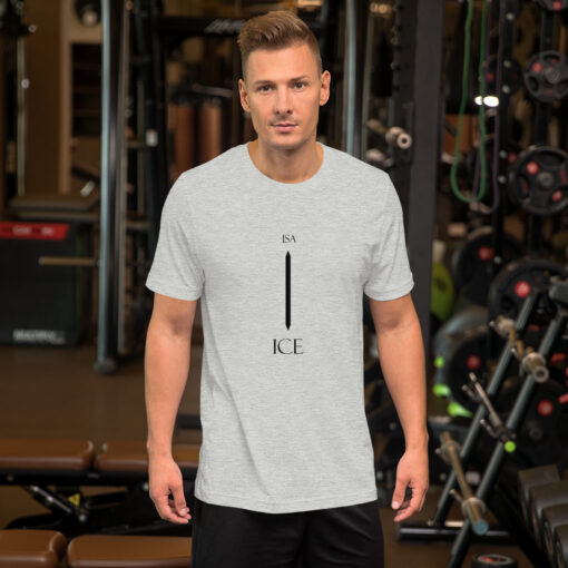 Isa Norse Rune "Ice" Short-Sleeve Mens / Unisex T-Shirt Viking Tee shirt Norse Mythology Made in the USA - Image 10