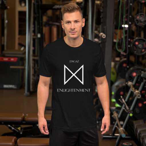 Dagaz Norse Rune "Enlightenment" Short-Sleeve Mens / Unisex T-Shirt Viking Tee shirt Norse Mythology Made in the USA