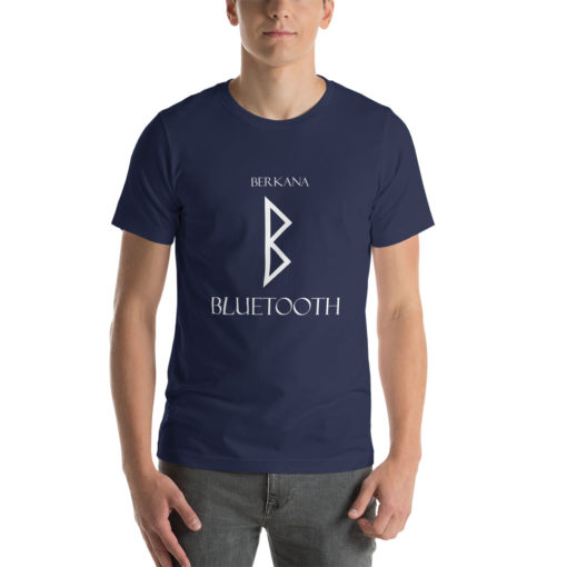 Berkana Norse Rune "Bluetooth" Short-Sleeve Mens / Unisex T-Shirt Viking Tee shirt Norse Mythology Made in the USA - Image 3