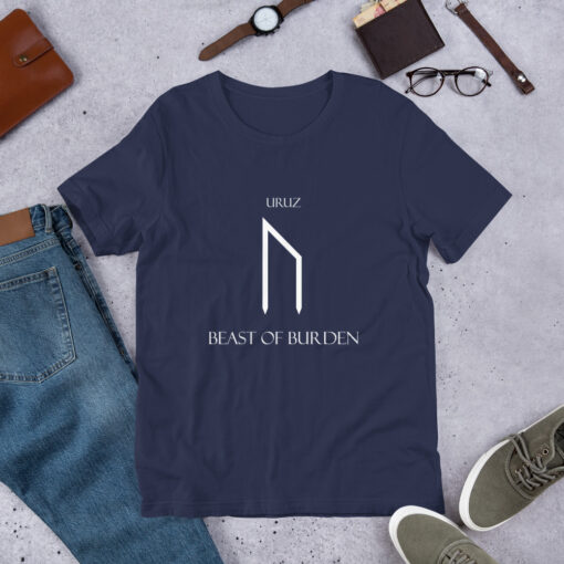 Uruz Norse Rune "Beast of Burden" Short-Sleeve Mens / Unisex T-Shirt Viking Tee shirt Norse Mythology Made in the USA - Image 5