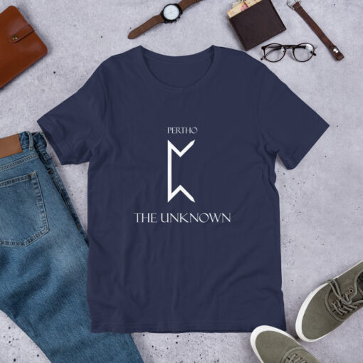 Pertho Norse Rune "The Unknown" Short-Sleeve Mens / Unisex T-Shirt Viking Tee shirt Norse Mythology Made in the USA - Image 5