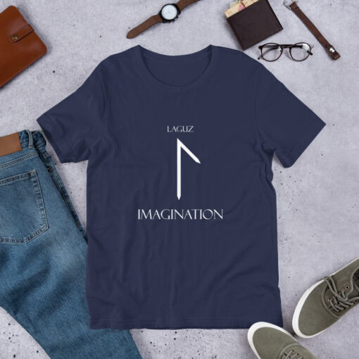 Laguz Norse Rune "Imagination" Short-Sleeve Mens / Unisex T-Shirt Viking Tee shirt Norse Mythology Made in the USA - Image 5