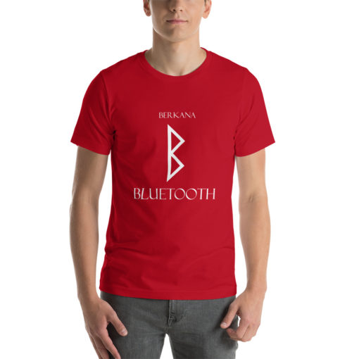 Berkana Norse Rune "Bluetooth" Short-Sleeve Mens / Unisex T-Shirt Viking Tee shirt Norse Mythology Made in the USA - Image 4